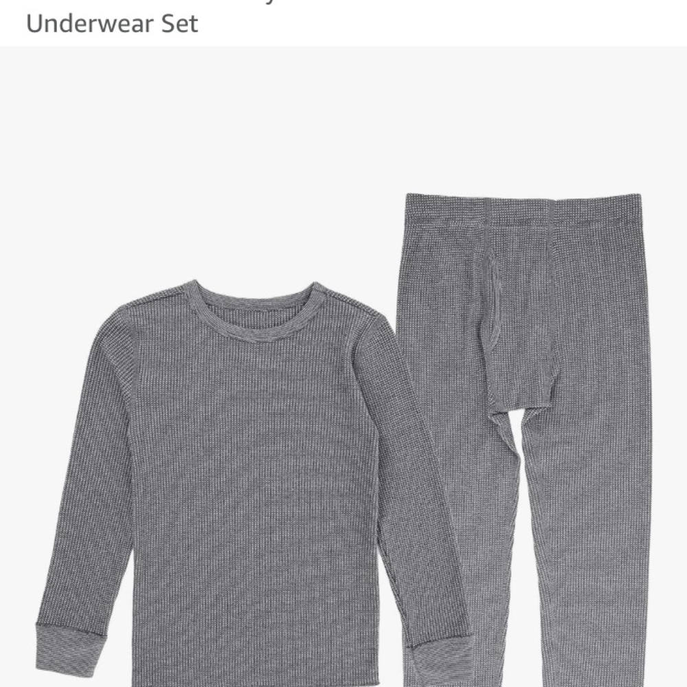Fruit of the Loom Gray Kids Matching Set